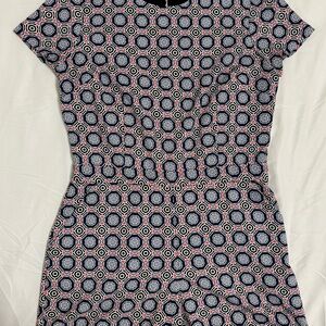 Banana Republic Navy and Pink Jumpsuit